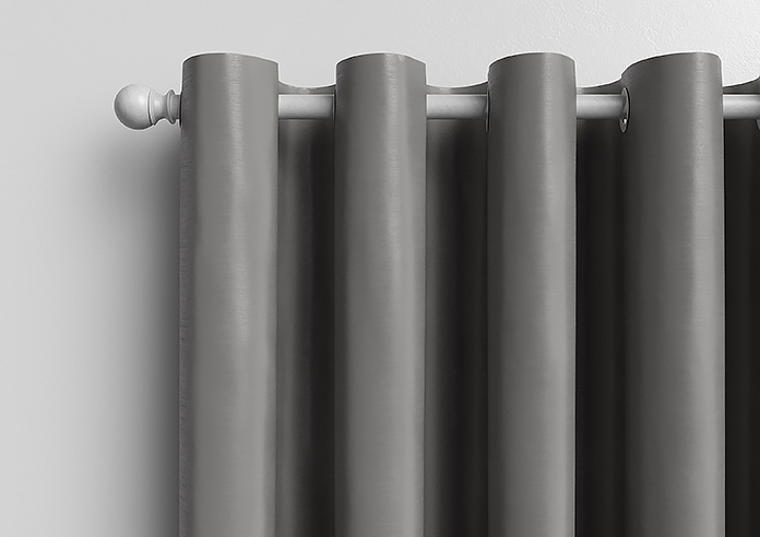 Akoya Faux Silk, Lustre Steel Grey - Made to Measure Curtain - Image 13